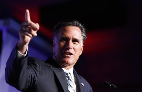 U.S. Republican presidential nominee and former Massachusetts Governor Mitt Romney addresses the U.S. Hispanic Chamber of Commerce in Los An U.S. Republican presidential nominee and former Massachusetts Governor Mitt Romney addresses the U.S. Hispanic Chamber of Commerce in Los An