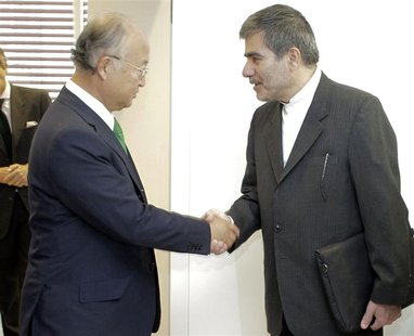 International Atomic Energy Agency (IAEA) Director General Yukiya Amano (L) and Iran's Head of Atomic Energy Organization Fereydoon Abbasi-D International Atomic Energy Agency (IAEA) Director General Yukiya Amano (L) and Iran's Head of Atomic Energy Organization Fereydoon Abbasi-D