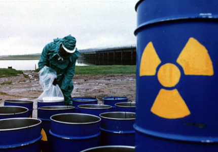 Nuclear waste disposal (courtesy of ourenergypolicy.org). Nuclear waste disposal (courtesy of ourenergypolicy.org).