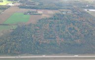 Aerial View of Zoromski Corn Maze in Ringle 27
