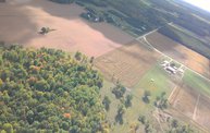 Aerial View of Zoromski Corn Maze in Ringle 15