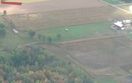 Aerial View of Zoromski Corn Maze in Ringle 8