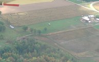 Aerial View of Zoromski Corn Maze in Ringle 7