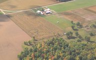 Aerial View of Zoromski Corn Maze in Ringle 2