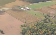 Aerial View of Zoromski Corn Maze in Ringle 6