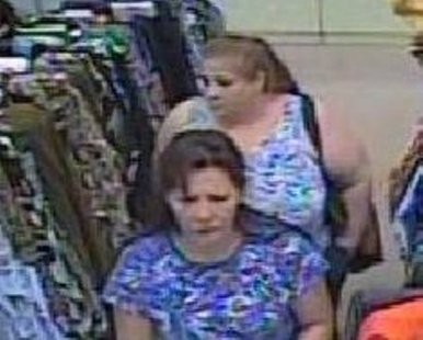 Image from surveillance photo taken of suspects in the Fields Fabric store in Holland on Sept. 4, 2012 (photo courtesy Holland Department of Public Safety). Image from surveillance photo taken of suspects in the Fields Fabric store in Holland on Sept. 4, 2012 (photo courtesy Holland Department of Public Safety).