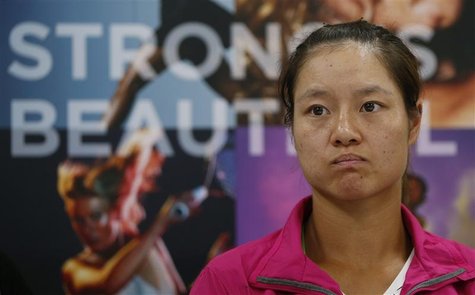 Tennis player Li Na of China attends a news conference for the Pan Pacific Open tennis tournament in Tokyo September 23, 2012. REUTERS/Toru Tennis player Li Na of China attends a news conference for the Pan Pacific Open tennis tournament in Tokyo September 23, 2012. REUTERS/Toru