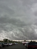 Saturday hail and clouds in Coldwater Saturday hail and clouds in Coldwater