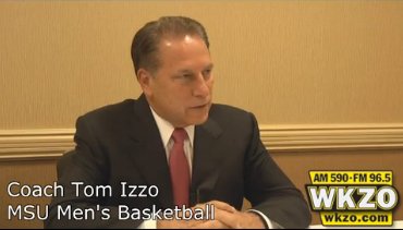 Tom Izzo speaks with the media in Kalamazoo at the Radisson Plaza Hotel on Monday September 24th, 2012. Tom Izzo speaks with the media in Kalamazoo at the Radisson Plaza Hotel on Monday September 24th, 2012.
