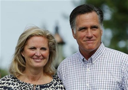 U.S. Republican presidential candidate and former Massachusetts Governor Mitt Romney and his wife Ann leave Brewster Academy in Wolfeboro, N U.S. Republican presidential candidate and former Massachusetts Governor Mitt Romney and his wife Ann leave Brewster Academy in Wolfeboro, N
