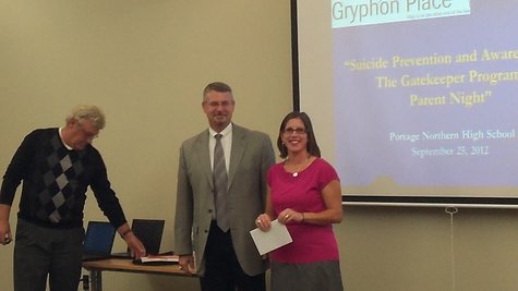 Principle Jim French and Counselor Amy Dimaggio Principle Jim French and Counselor Amy Dimaggio