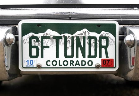 The license plate on a hearse in the hearse parade reads "Six Feet Under" during the "Frozen Dead Guy Days" festival in Nederland, Colorado The license plate on a hearse in the hearse parade reads "Six Feet Under" during the "Frozen Dead Guy Days" festival in Nederland, Colorado
