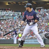 Minnesota Twins DH Ryan Doumit, who drove in all 4 Minnesota runs in a 4-2 Twins win over Detroit at Target Field on Friday, September 28, 2012. Minnesota Twins DH Ryan Doumit, who drove in all 4 Minnesota runs in a 4-2 Twins win over Detroit at Target Field on Friday, September 28, 2012.