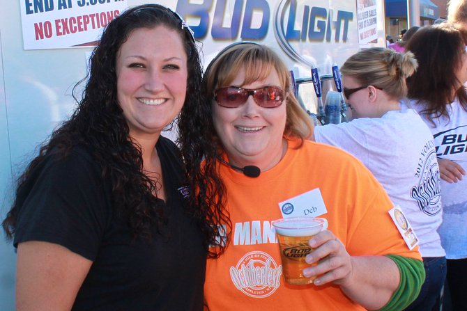 Katie makes Octoberfest friends