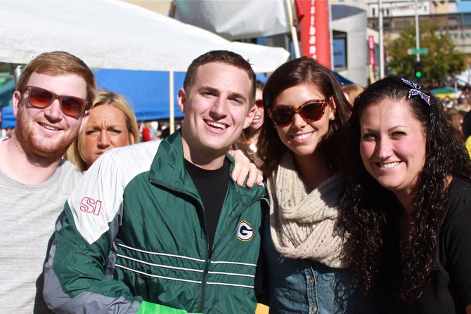 Katie makes Octoberfest friends