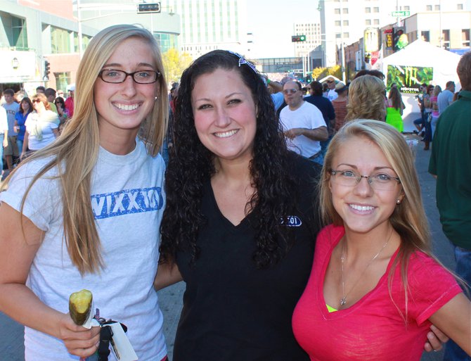 Katie makes Octoberfest friends