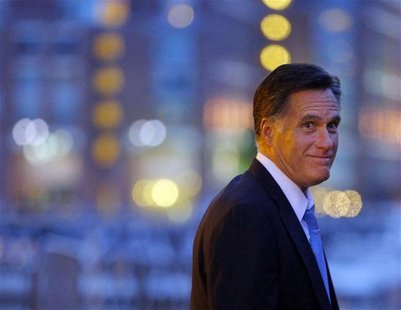 Republican presidential candidate and former Massachusetts Governor Mitt Romney departs his campaign headquarters in Boston, Massachusetts S Republican presidential candidate and former Massachusetts Governor Mitt Romney departs his campaign headquarters in Boston, Massachusetts S