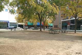 Houdini Plaza in downtown Appleton is seen, Oct. 1, 2012. (courtesy of FOX 11). Houdini Plaza in downtown Appleton is seen, Oct. 1, 2012. (courtesy of FOX 11).