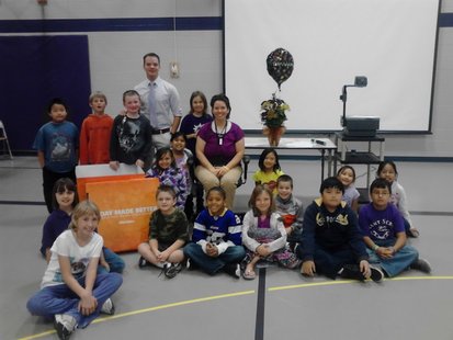 Christine Smith and her 3rd grade class receive $1,500 in office supplies from OfficeMax, October 2 2012 Christine Smith and her 3rd grade class receive $1,500 in office supplies from OfficeMax, October 2 2012