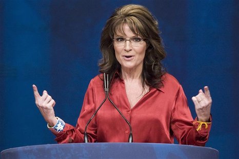 Former Alaska Governor Sarah Palin addresses the American Conservative Union's annual Conservative Political Action Conference (CPAC) in Was Former Alaska Governor Sarah Palin addresses the American Conservative Union's annual Conservative Political Action Conference (CPAC) in Was