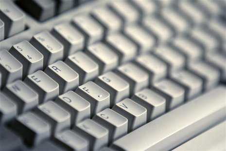 A computer keyboard is seen in Bucharest April 3, 2012. REUTERS/Bogdan Cristel A computer keyboard is seen in Bucharest April 3, 2012. REUTERS/Bogdan Cristel
