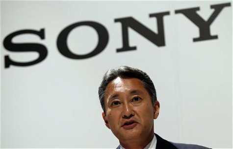 Sony Corp's President and Chief Executive Officer Kazuo Hirai speaks during a joint news conference with Olympus Corp's President Hiroyuki S Sony Corp's President and Chief Executive Officer Kazuo Hirai speaks during a joint news conference with Olympus Corp's President Hiroyuki S