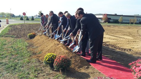 Before they dug into the German goodies, they dug into the Southwest Michigan Soil. Before they dug into the German goodies, they dug into the Southwest Michigan Soil.
