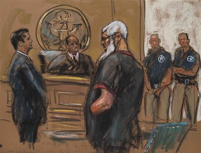 Islamist cleric Abu Hamza al-Masri is seen in this courtroom sketch during a court appearance in Manhattan Federal Court in New York October Islamist cleric Abu Hamza al-Masri is seen in this courtroom sketch during a court appearance in Manhattan Federal Court in New York October