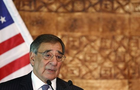 U.S. Secretary of Defense Leon Panetta speaks next to New Zealand's Minister of Defence Jonathan Coleman (not pictured) as they hold a joint U.S. Secretary of Defense Leon Panetta speaks next to New Zealand's Minister of Defence Jonathan Coleman (not pictured) as they hold a joint