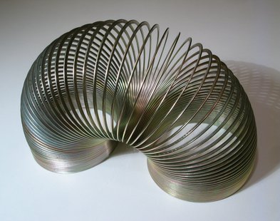 A slinky. A slinky.