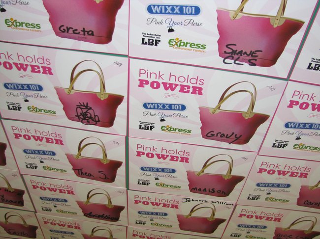 Stop in at participating Express Convenience Center in Northeast Wisconsin in October, donate $1 to the LeRoy Butler Foundation to help women going through breast cancer treatment, then tell everyone about it by placing one of these cards on the wall. You could also win a BONUS purse in WIXX's Pick Your Purse contest.