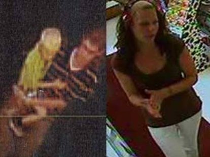 Security camera video of suspects wanted for passing fake $100 bills. Security camera video of suspects wanted for passing fake $100 bills.