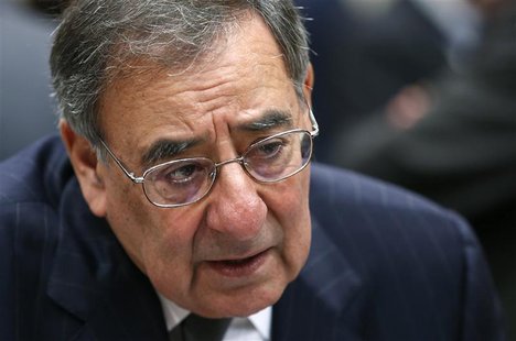 U.S. Defense Secretary Leon Panetta speaks during a NATO defence ministers meeting at the Alliance headquarters in Brussels October 10, 2012 U.S. Defense Secretary Leon Panetta speaks during a NATO defence ministers meeting at the Alliance headquarters in Brussels October 10, 2012