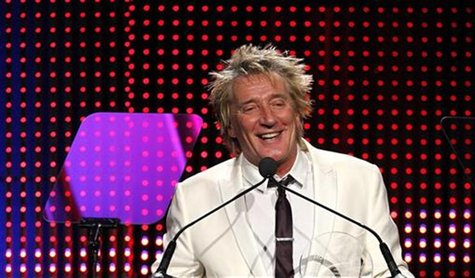 Singer Rod Stewart accepts the Founders Award at the 28th annual ASCAP (American Society of Composers, Authors and Publishers) Pop Music Awa Singer Rod Stewart accepts the Founders Award at the 28th annual ASCAP (American Society of Composers, Authors and Publishers) Pop Music Awa