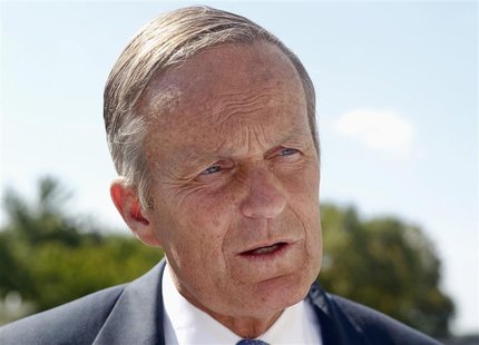 U.S. Senate candidate Todd Akin speaks to the media after a rally outside the Missouri Capitol with the New Women's Group in Jefferson City, U.S. Senate candidate Todd Akin speaks to the media after a rally outside the Missouri Capitol with the New Women's Group in Jefferson City,