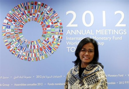 World Bank Managing Director Sri Mulyani Indrawati smiles during an interview with Reuters at the Annual Meetings of the International Monet World Bank Managing Director Sri Mulyani Indrawati smiles during an interview with Reuters at the Annual Meetings of the International Monet