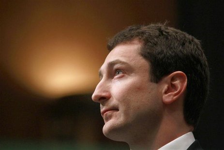Fabrice Tourre, Executive Director, Structured Products Group Trading for Goldman Sachs, listens before testifying at the Senate Homeland Se Fabrice Tourre, Executive Director, Structured Products Group Trading for Goldman Sachs, listens before testifying at the Senate Homeland Se