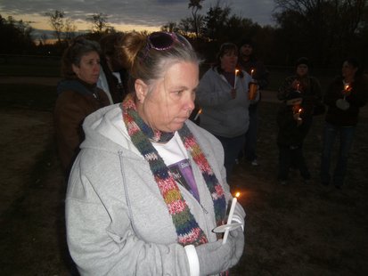 Claudia Blake is Stephanie Low's mother, participating in a candlelight vigil at Wausau's Oak Island park 10/10/12 Claudia Blake is Stephanie Low's mother, participating in a candlelight vigil at Wausau's Oak Island park 10/10/12