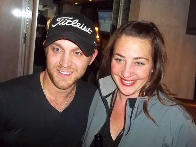 Charli McKenzie gets in some quality time with Justin Moore