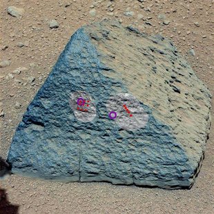 This NASA image from Mars Curiosity's Mast Camera taken on September 22, 2012 and released October 11, 2012 shows where NASA's Mars Curiosit This NASA image from Mars Curiosity's Mast Camera taken on September 22, 2012 and released October 11, 2012 shows where NASA's Mars Curiosit