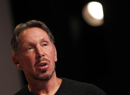 Oracle CEO Larry Ellison speaks at the company's headquarters in Redwood City, California June 6, 2012. REUTERS/Robert Galbraith Oracle CEO Larry Ellison speaks at the company's headquarters in Redwood City, California June 6, 2012. REUTERS/Robert Galbraith