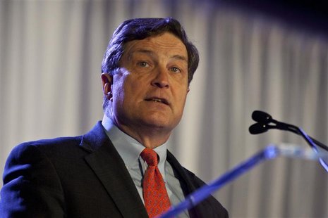 Richmond Federal Reserve Bank President Jeffrey Lacker speaks during the Charlotte Chamber's Economic Outlook Conference in Charlotte, North Richmond Federal Reserve Bank President Jeffrey Lacker speaks during the Charlotte Chamber's Economic Outlook Conference in Charlotte, North