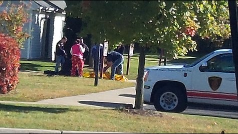 Officers attending to person of interest in Stadium Drive shooting Officers attending to person of interest in Stadium Drive shooting