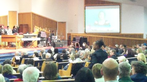 Isaac members filled the sanctuary at Galilee Baptist Church Isaac members filled the sanctuary at Galilee Baptist Church
