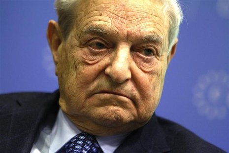 Soros Fund Management Chairman George Soros waits to deliver a speech at the Central European University in Budapest, November 3, 2011. REUT Soros Fund Management Chairman George Soros waits to deliver a speech at the Central European University in Budapest, November 3, 2011. REUT