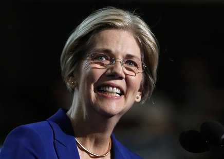 Elizabeth Warren, candidate for the U.S. Senate, Massachusetts, addresses the second session of the Democratic National Convention in Charlo Elizabeth Warren, candidate for the U.S. Senate, Massachusetts, addresses the second session of the Democratic National Convention in Charlo