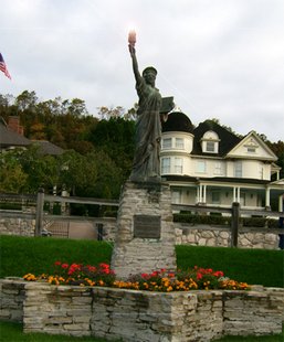 The statue on Mackinac Island. The statue on Mackinac Island.