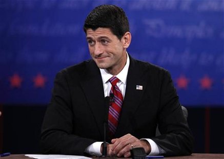 U.S. Republican vice presidential nominee Paul Ryan listens to U.S. Vice President Joe Biden during the U.S. vice-presidential debate in Dan U.S. Republican vice presidential nominee Paul Ryan listens to U.S. Vice President Joe Biden during the U.S. vice-presidential debate in Dan