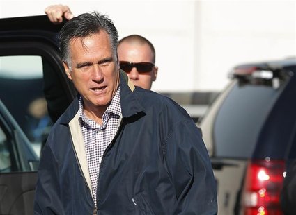 Republican presidential nominee Mitt Romney arrives in Ronkonkoma, New York October 16, 2012 for his upcoming debate with U.S. President Bar Republican presidential nominee Mitt Romney arrives in Ronkonkoma, New York October 16, 2012 for his upcoming debate with U.S. President Bar