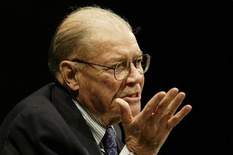 Former Secretary of Defense Robert McNamara speaks at a presentation of a documentary about his life in government at the University of Cali Former Secretary of Defense Robert McNamara speaks at a presentation of a documentary about his life in government at the University of Cali
